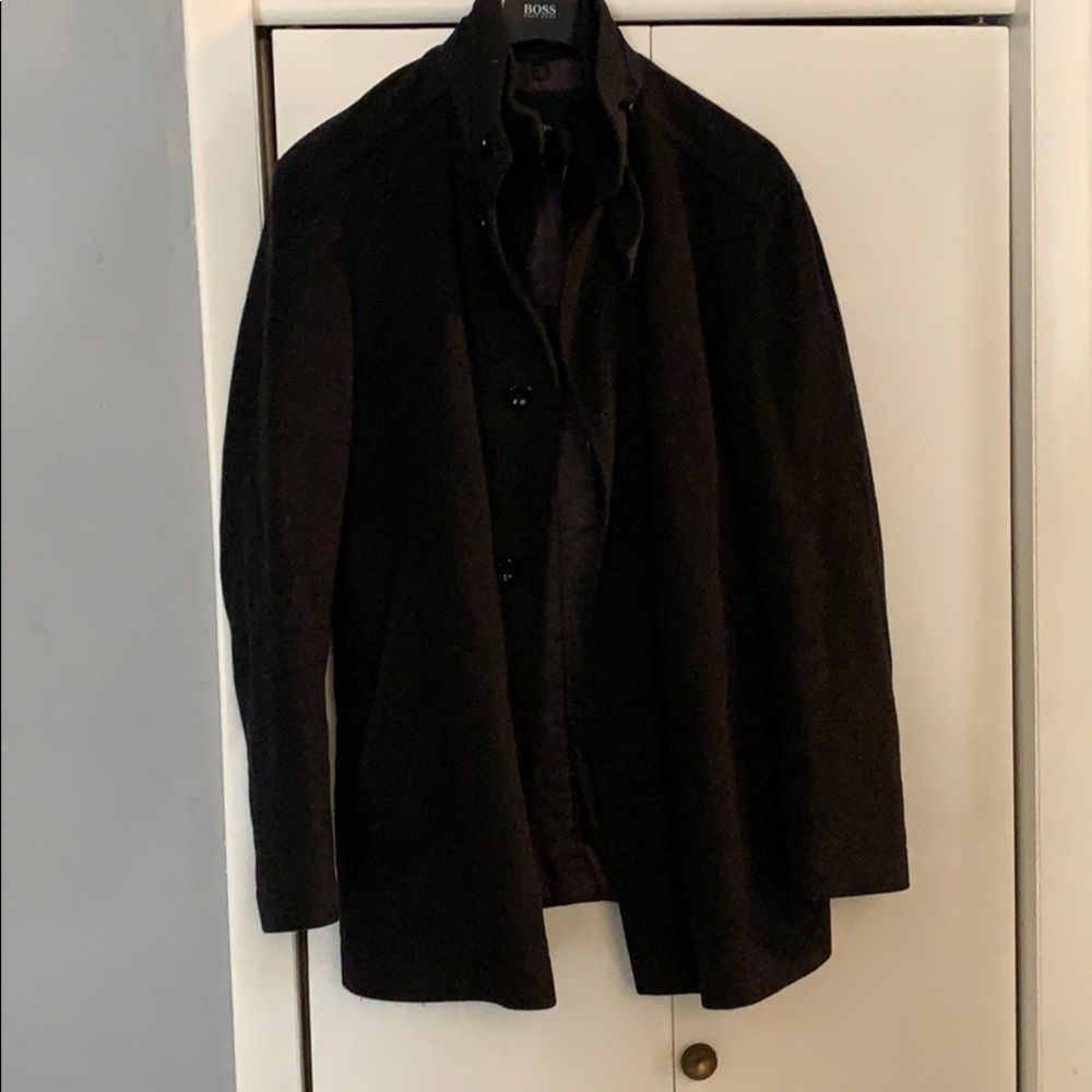 Hugo Boss Cochran Bib Coat Charcoal